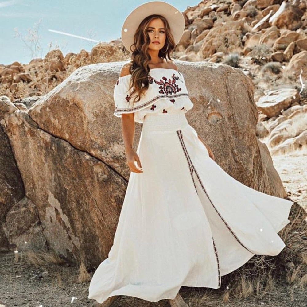 RAGA Tessi Off The Shoulder Maxi Dress